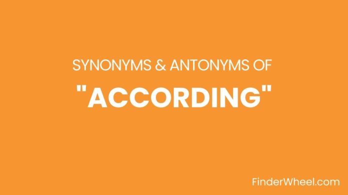 Synonyms Of According Synonyms Of According