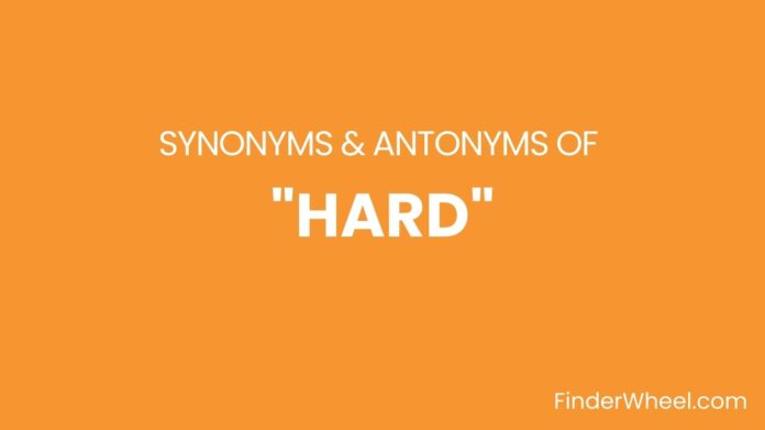 Synonyms Of Hard
