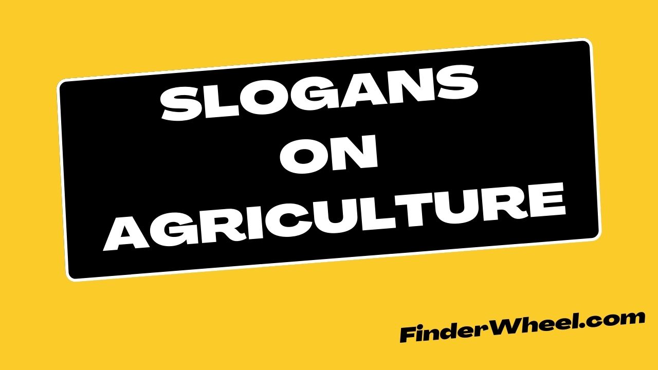 Slogans on Agriculture