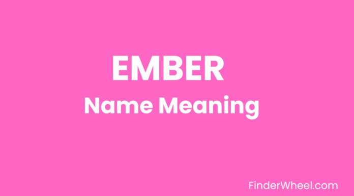Ember Name Meaning, Origin, Popularity and Nicknames Ember Name Meaning