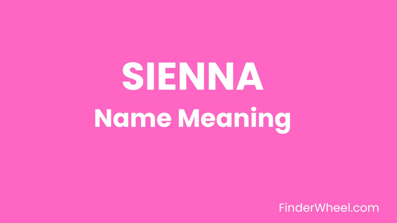 Sienna Name Meaning