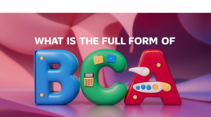 BCA Full Form BCA Full Form