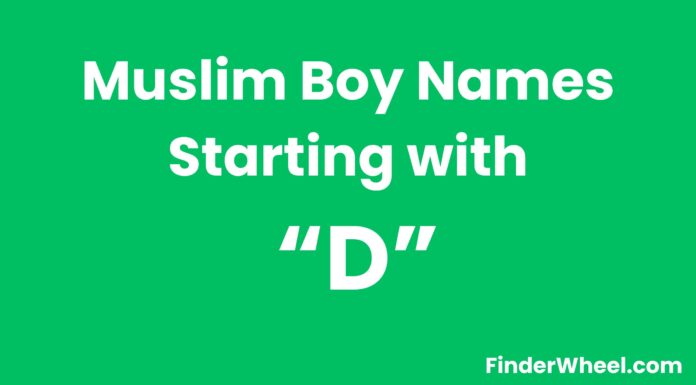 100 Muslim Boy Names Starting With “D” Muslim Boy Names Starting With D