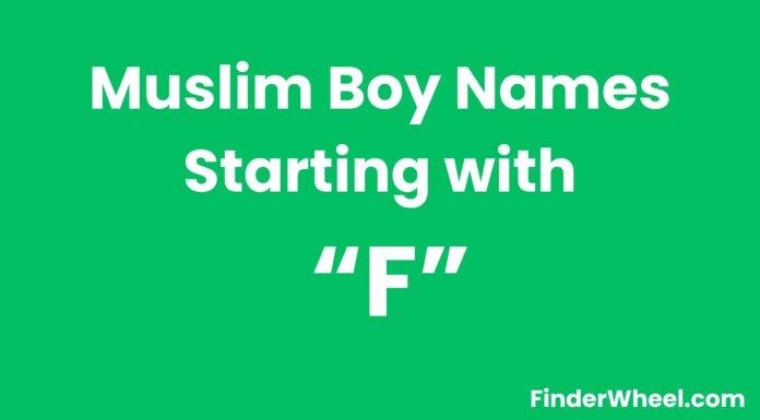 100 Muslim Boy Names Starting With “F” Muslim Boy Names Starting With F