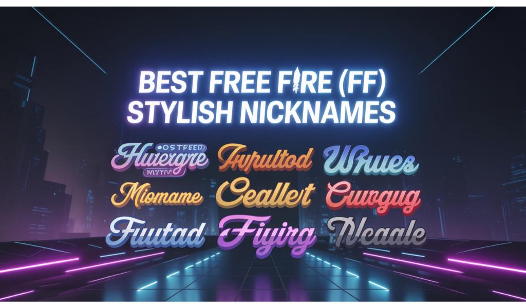 100 Best Free Fire (FF) Stylish Nicknames for Pro Players