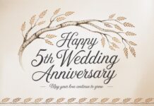 100+ Best 5th Wedding Anniversary Wishes, Messages, Quotes & Sayings Best 5th Wedding Anniversary Wishes, Messages, Quotes & Sayings