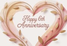 Happy 6th Anniversary Wishes and Quotes for Husband and Wife Happy 6th Anniversary Wishes and Quotes for Husband and Wife