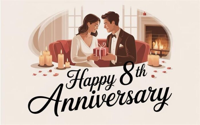 Happy 8th Anniversary Wishes, Messages and Quotes for Husband and Wife Happy 8th Anniversary Wishes, Messages and Quotes for Husband and Wife
