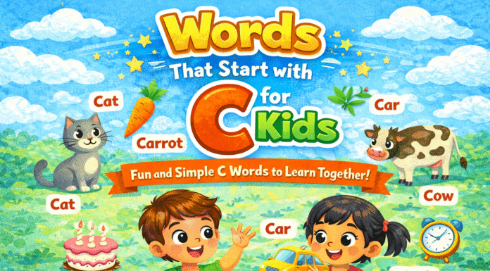 Words That Start With C for Kids Words That Start With C for Kids