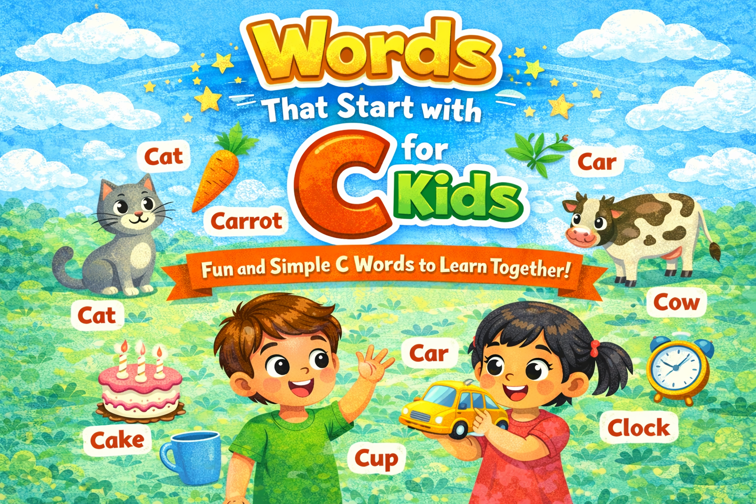Words That Start With C for Kids