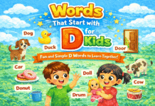 Words That Start With D for Kids Words That Start With D for Kids