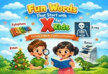 Words That Start With X for Kids Words That Start With X for Kids