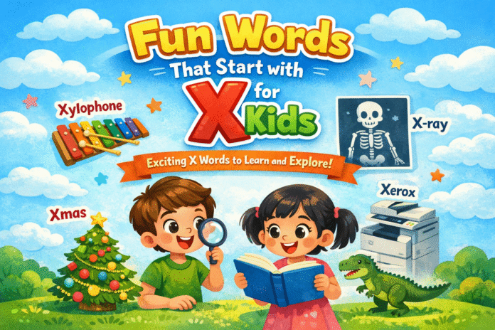 Words That Start With X for Kids